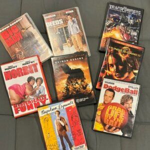 Lot of Eight (8) DVDs